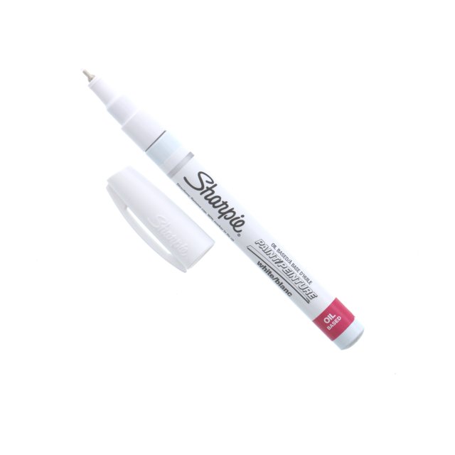 Sharpie® OilBased Paint Marker, Extra Fine Point, White