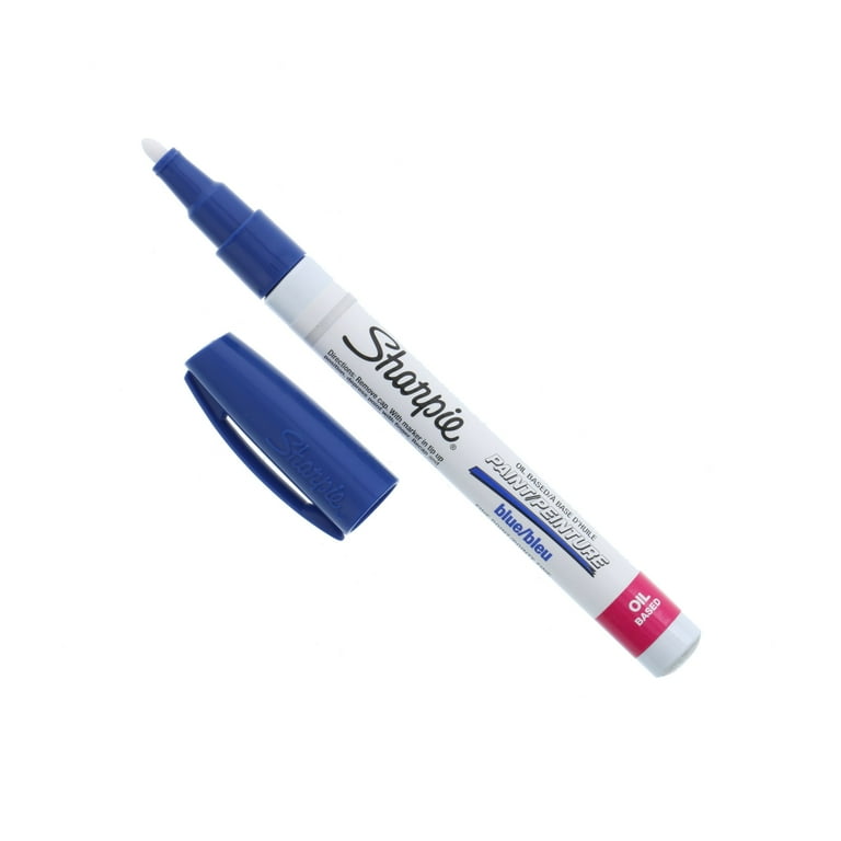 品質一番の Fine, Marker, Paint Oil-Based Sharpie Blue Walmart.com - マーカー・蛍光ペン