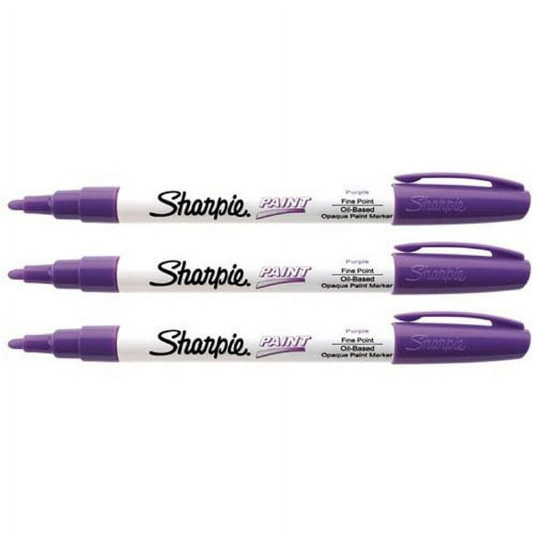 Sharpie Oil-Based Paint Markers, Extra Fine Point, Assorted Ink, 8/Pack
