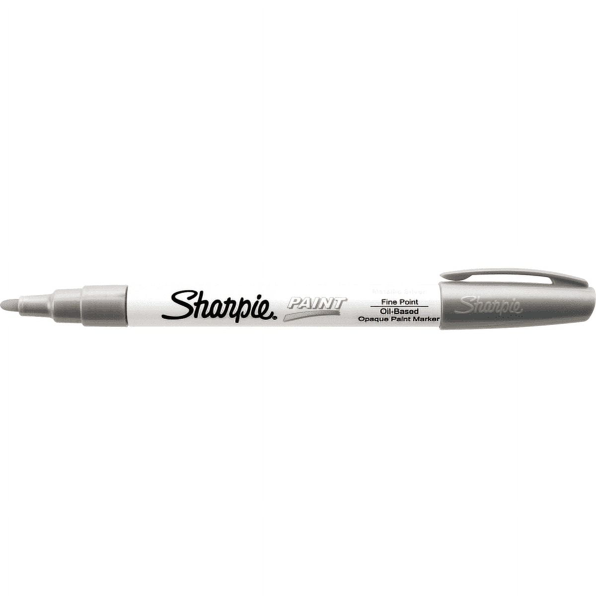 Sharpie Oil-Based Paint Marker, Extra Fine Point, Yellow Ink, Pack of 3