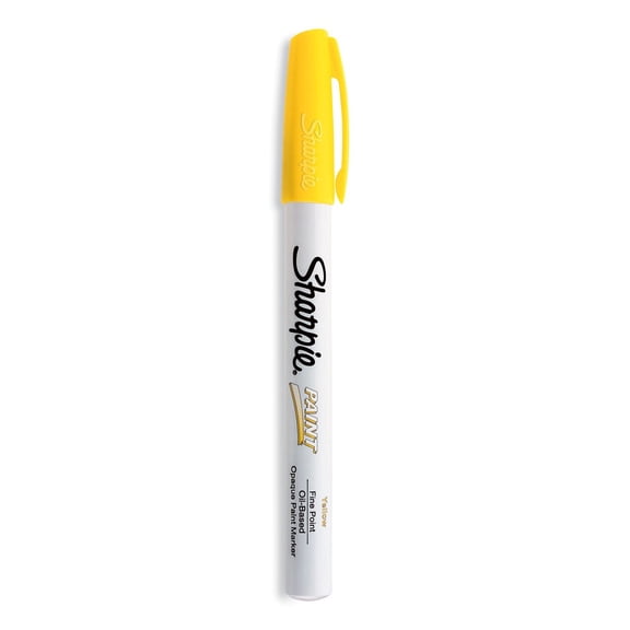 Sharpie® Oil-Based Paint Marker, Fine Point, Yellow