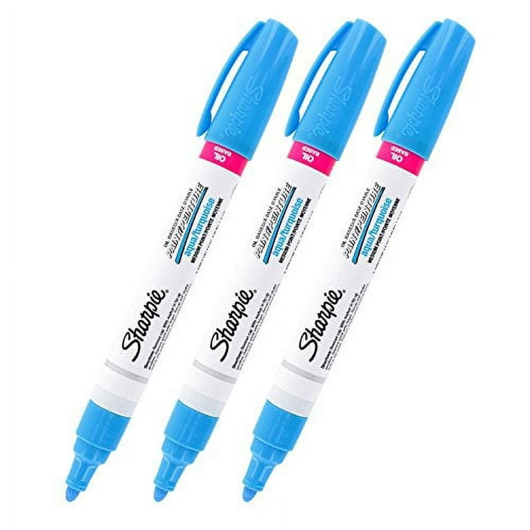  Sharpie Oil-Based Paint Marker, Medium Point, White Ink, Pack  of 12 : Arts, Crafts & Sewing