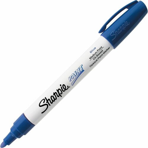 Sharpie Oil-Based Paint Marker - Medium Point, Blue Ink, Oil Based (35551) | 2-Pack (2 Total)