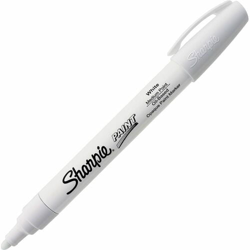 Sharpie Oil-Based Paint Marker - Medium Point, White Ink, Oil Based (35558) | 2-Pack (2 Total)