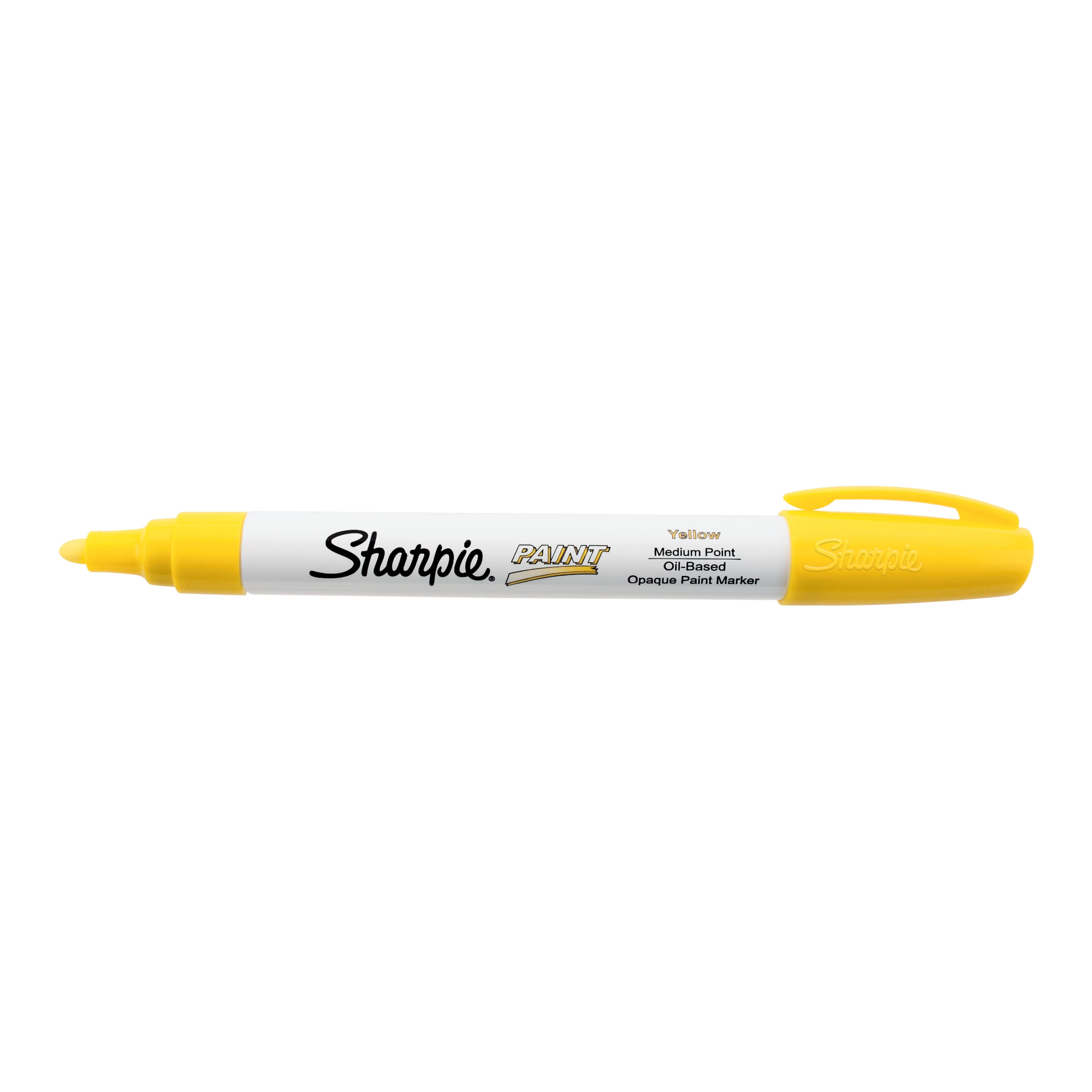 uni PAINT Yellow Oil-Based Paint Marker, 1.8-2.2mm Medium Point Bullet Tip,  Permanent Smooth-Flowing Paint Dries Quickly and Withstands Water, Fading