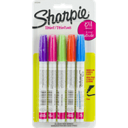 SHARPIE Fine Point Permanent Markers, Brown, 1 Count