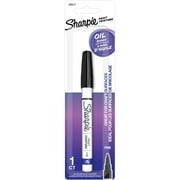 قلم تحديد دائم من Sharpie Paint، ذو رأس رفيع، أسود