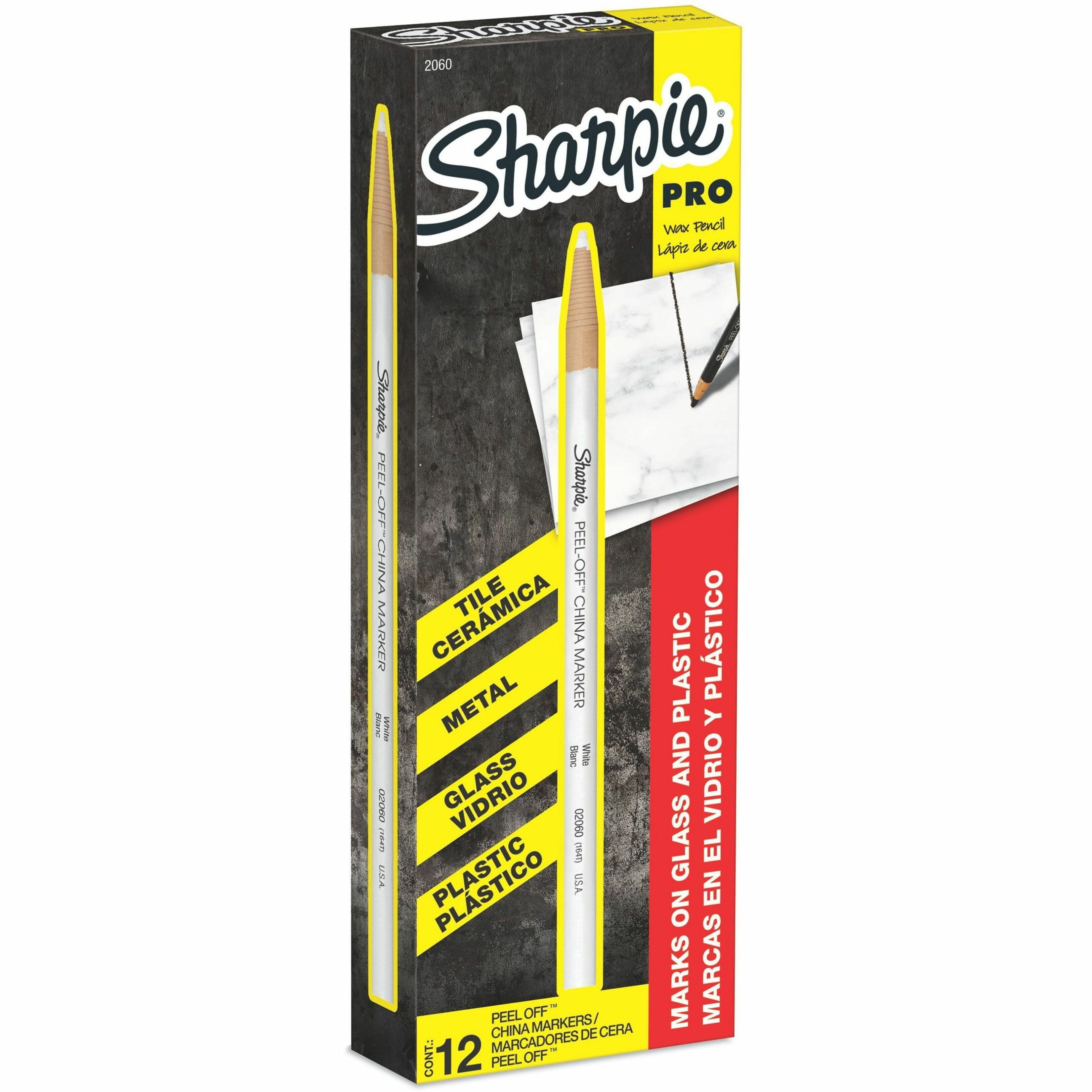 Sharpie Peel-Off China Marker - Black Grease Pencil