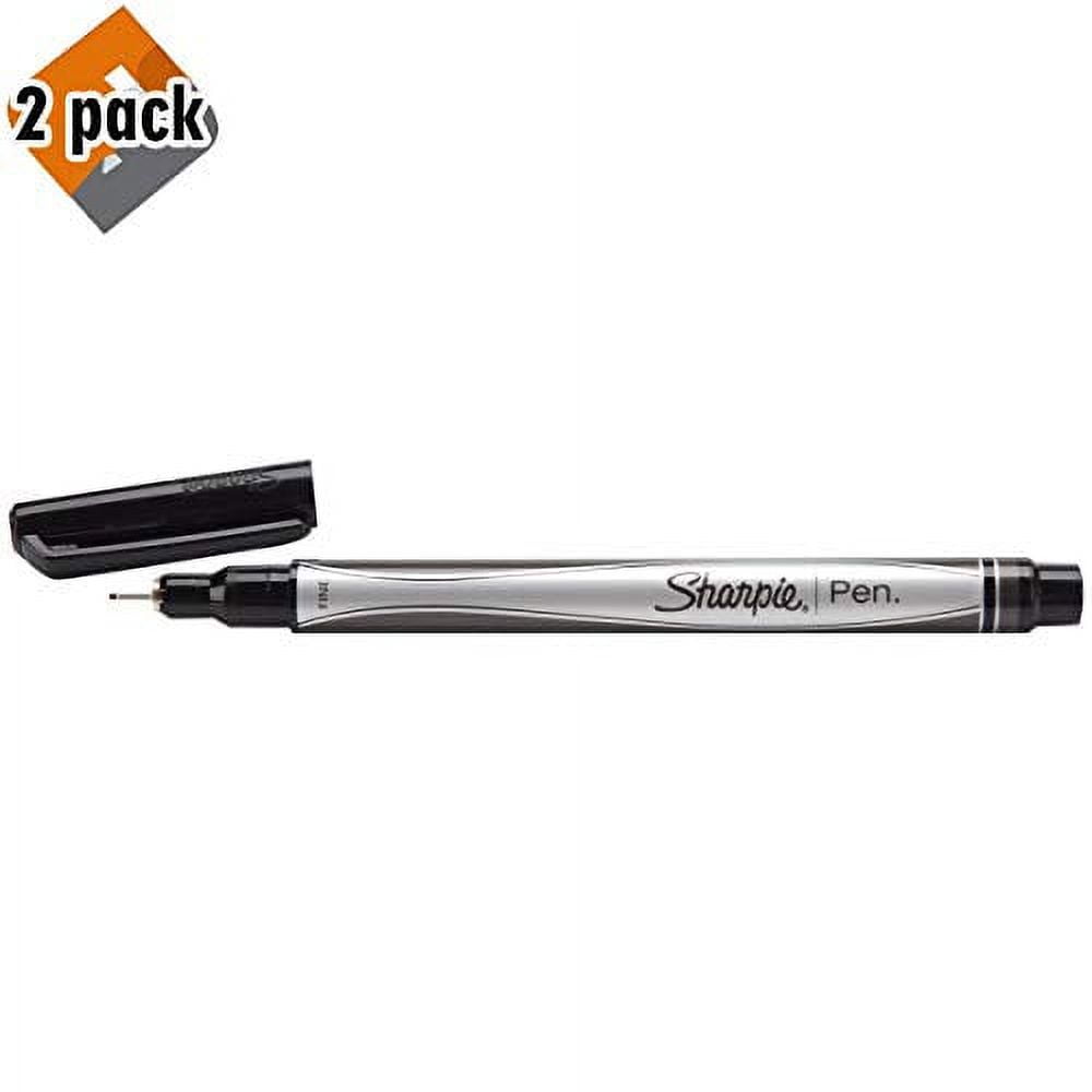 Sharpie Retractable Pen - Fine Point - Black - Pack of 2