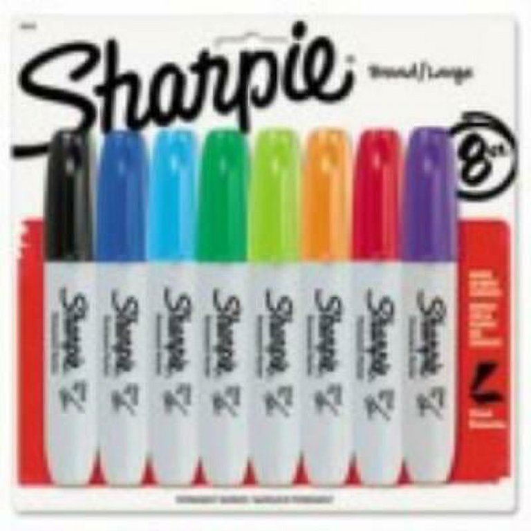 Sharpie Fine Point Permanent Marker - Fine Marker Point - 0.5 mm Marker  Point Size - Chisel Marker Point Style - Assorted Alcohol Based Ink - 3 /  Pack - Filo CleanTech