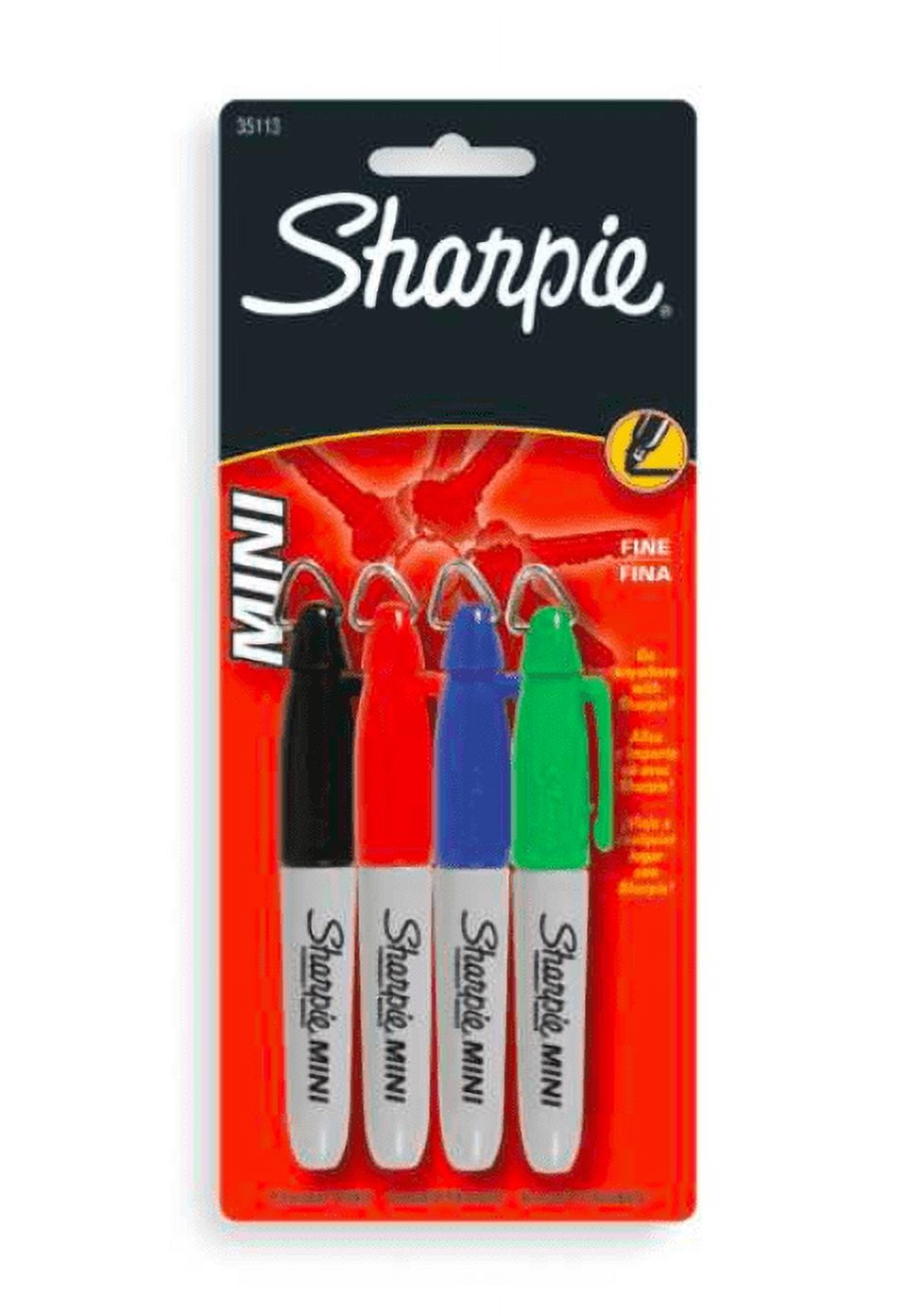 Sharpie Permanent Marker Set 35113PP Fine Tip in Black, Blue, Green
