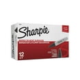 thumbnail image 1 of Sharpie Permanent Markers, Chisel Tip, Black, 12 Count, 1 of 8