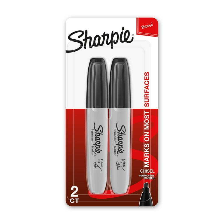 Sharpie, Permanent Markers, Chisel Tip, Black (Pack of 24), 24 pack - Ralphs