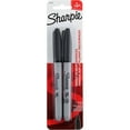 thumbnail image 1 of Sharpie Permanent Markers Fine Black 2 ea (Pack of 3), 1 of 2