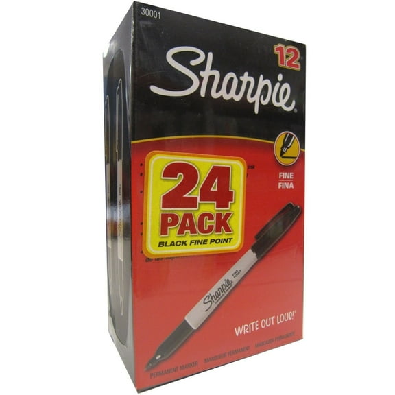 Sharpie Permanent Markers - Fine Point - 24 Count