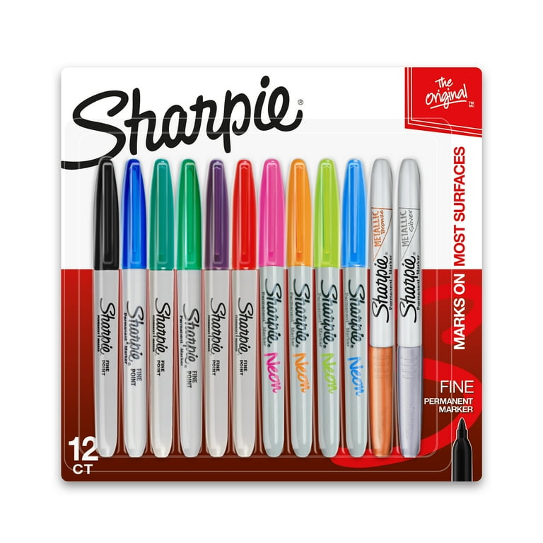 Sharpie Ultra Fine Permanent Marker 2 Ea, Pens, Pencils & Markers