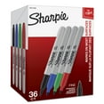 thumbnail image 1 of Sharpie Permanent Markers, Fine Point, Assorted Colors, 36 Count, 1 of 5