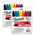 thumbnail image 1 of Sharpie Permanent Markers Fine Point Assorted Colors 8 Per Set 2 Sets (SAN30078-2), 1 of 1