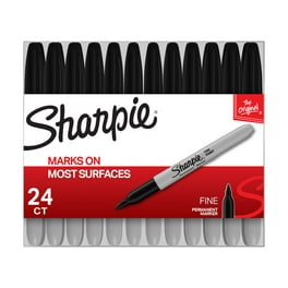 SHARPIE MK411BK Sharpie® Chisel Tip Permanent Markers, Black, 12