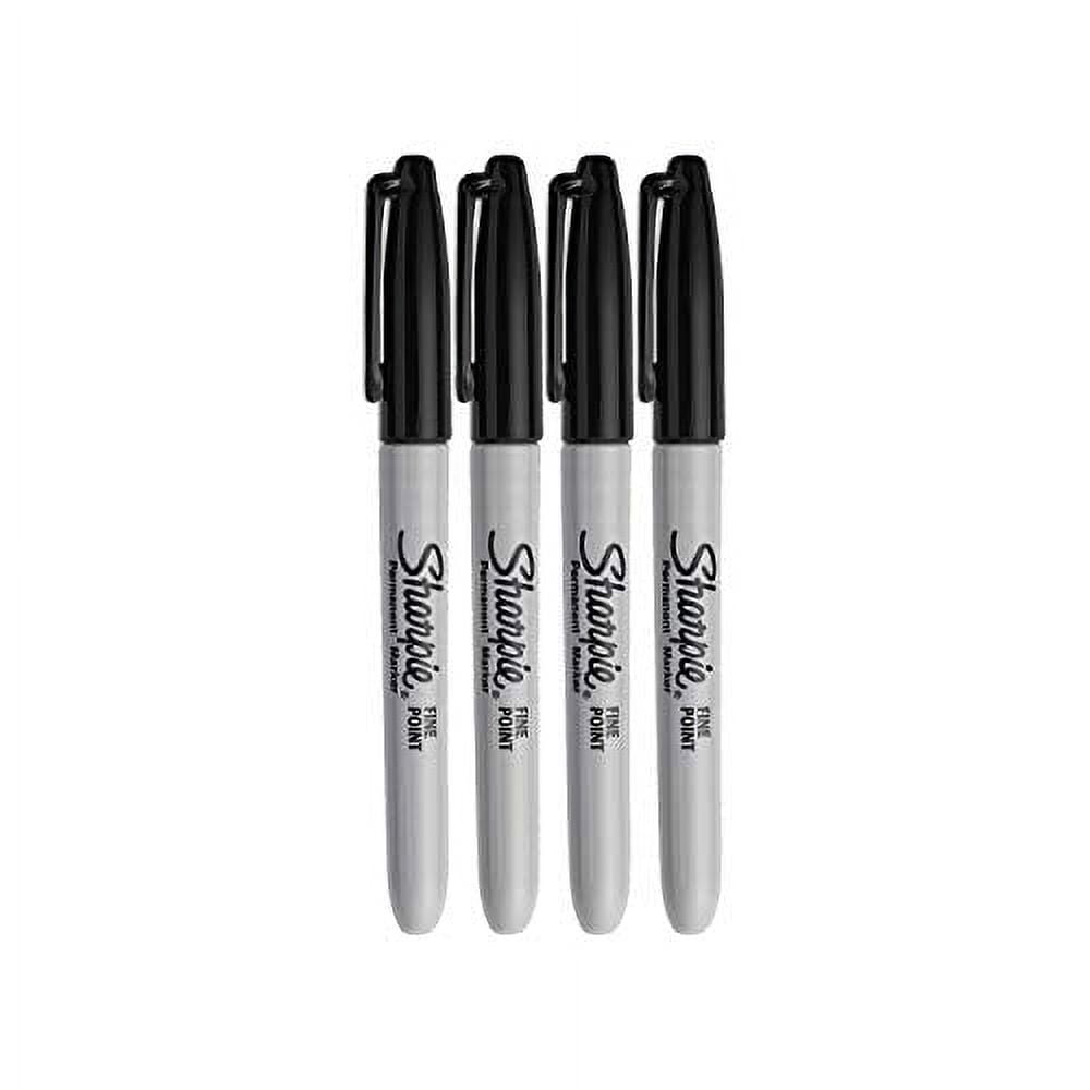 Sharpie Pen-style Permanent Marker - Fine Marker Point - Black Alcohol  Based Ink - 1 Dozen - Thomas Business Center Inc