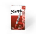 thumbnail image 1 of Sharpie Permanent Markers, Fine Point, Red, 12 Count, 1 of 6