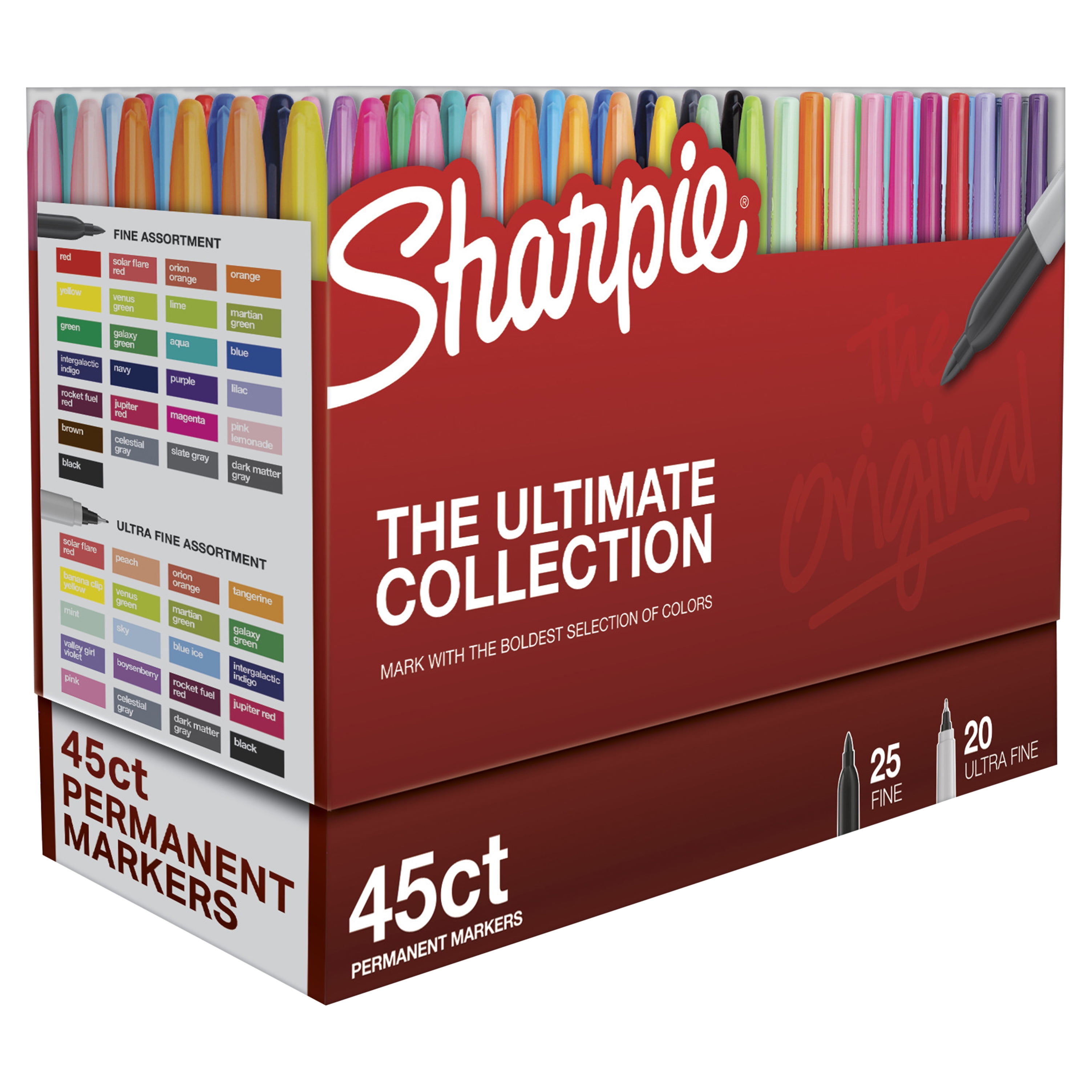 https://i5.walmartimages.com/seo/Sharpie-Permanent-Markers-Fine-and-Ultra-Fine-Tips-Cosmic-Colors-45-Count_926b5d5b-5f03-47c9-9d73-5268ef012a7f.59a023a53335d167f0bd0ec6903a43d6.jpeg
