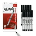 thumbnail image 1 of Sharpie Permanent Markers, Ultra Fine Point, Black, 12 Count, 1 of 6