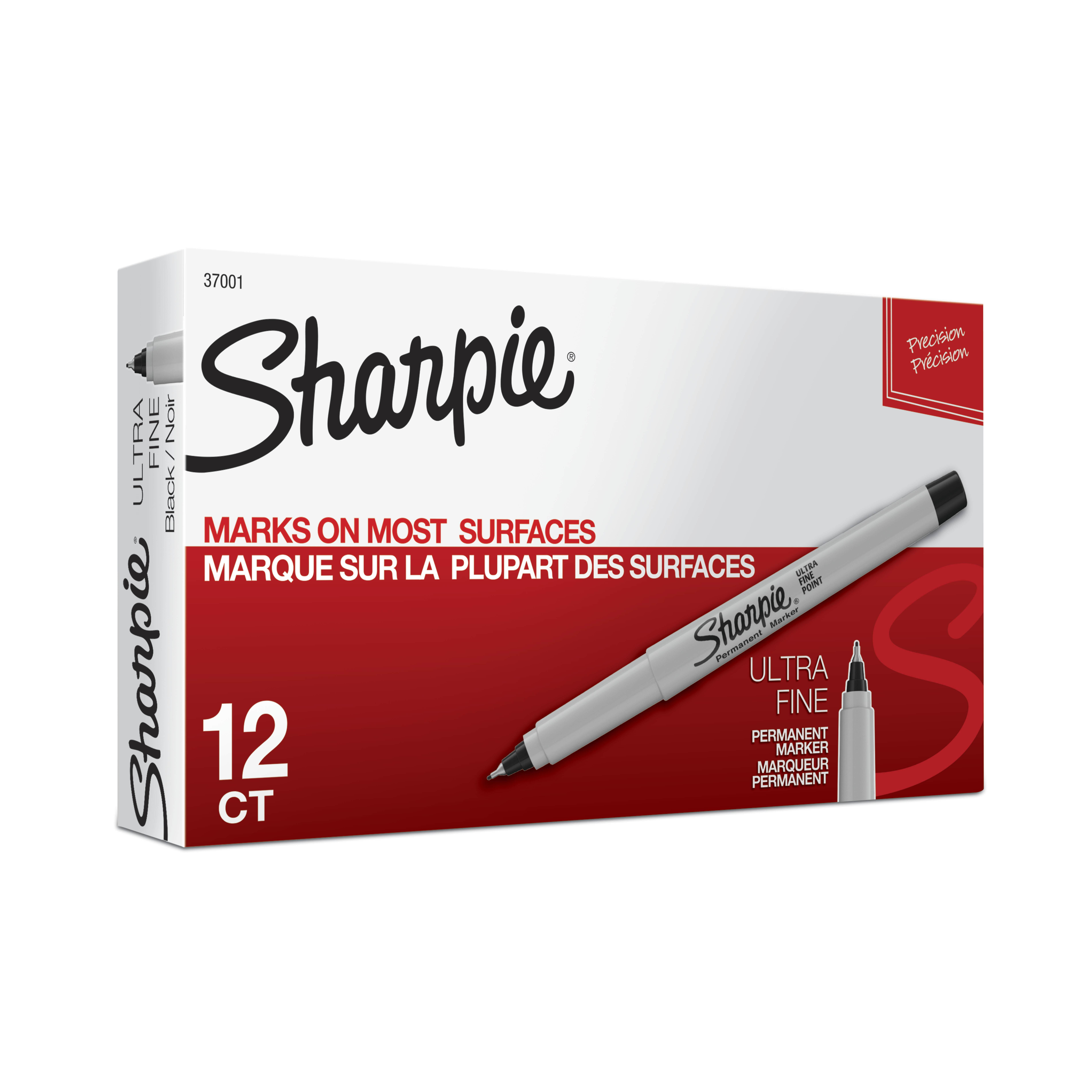 Sharpie Permanent Markers, Ultra Fine Point, Classic Colors, 8 Count