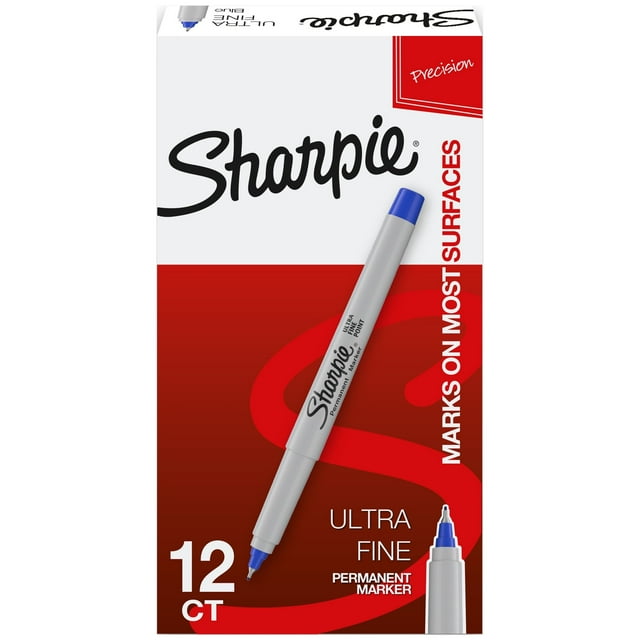 Sharpie Ultra Fine Point Permanent Markers, QuickDrying, Water and
