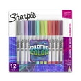 thumbnail image 1 of Sharpie Permanent Markers, Ultra Fine Point, Cosmic Color, Limited Edition, 12 Count, 1 of 8