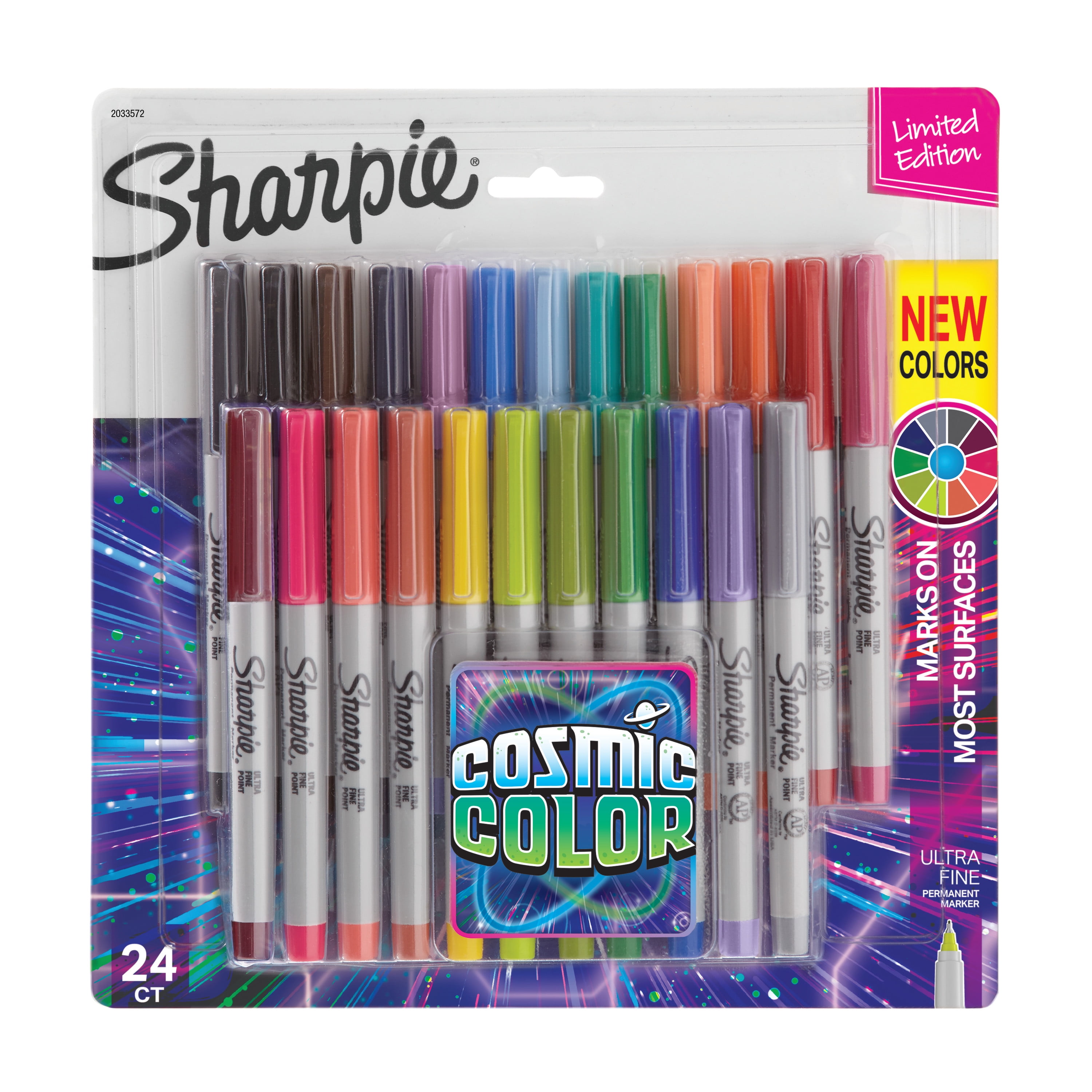 Sharpie Permanent Markers Assorted Colors 24 Count Limited Edition  71641089839