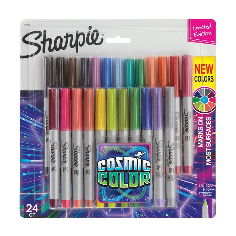 Sharpie Permanent Markers Fine Point Cosmic Color Limited Edition