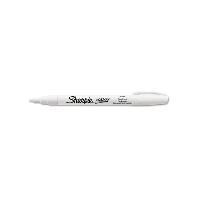Sharpie Permanent Paint Marker Fine Point White 35543
