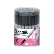 Sharpie Pink Ribbon Permanent Markers Fine Point Black 36/Pack 1801745 343719