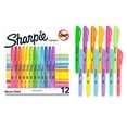 thumbnail image 1 of Sharpie Pocket Highlighters, Assorted, Chisel Tip, 12 Count, 1 of 7