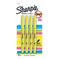 thumbnail image 1 of Sharpie Pocket Highlighters, Chisel Tip, Fluorescent Yellow, 4 Count, 1 of 10