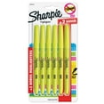 thumbnail image 1 of Sharpie Pocket Highlighters, Chisel Tip, Fluorescent Yellow, 4 + 2 Bonus Pack, 1 of 6
