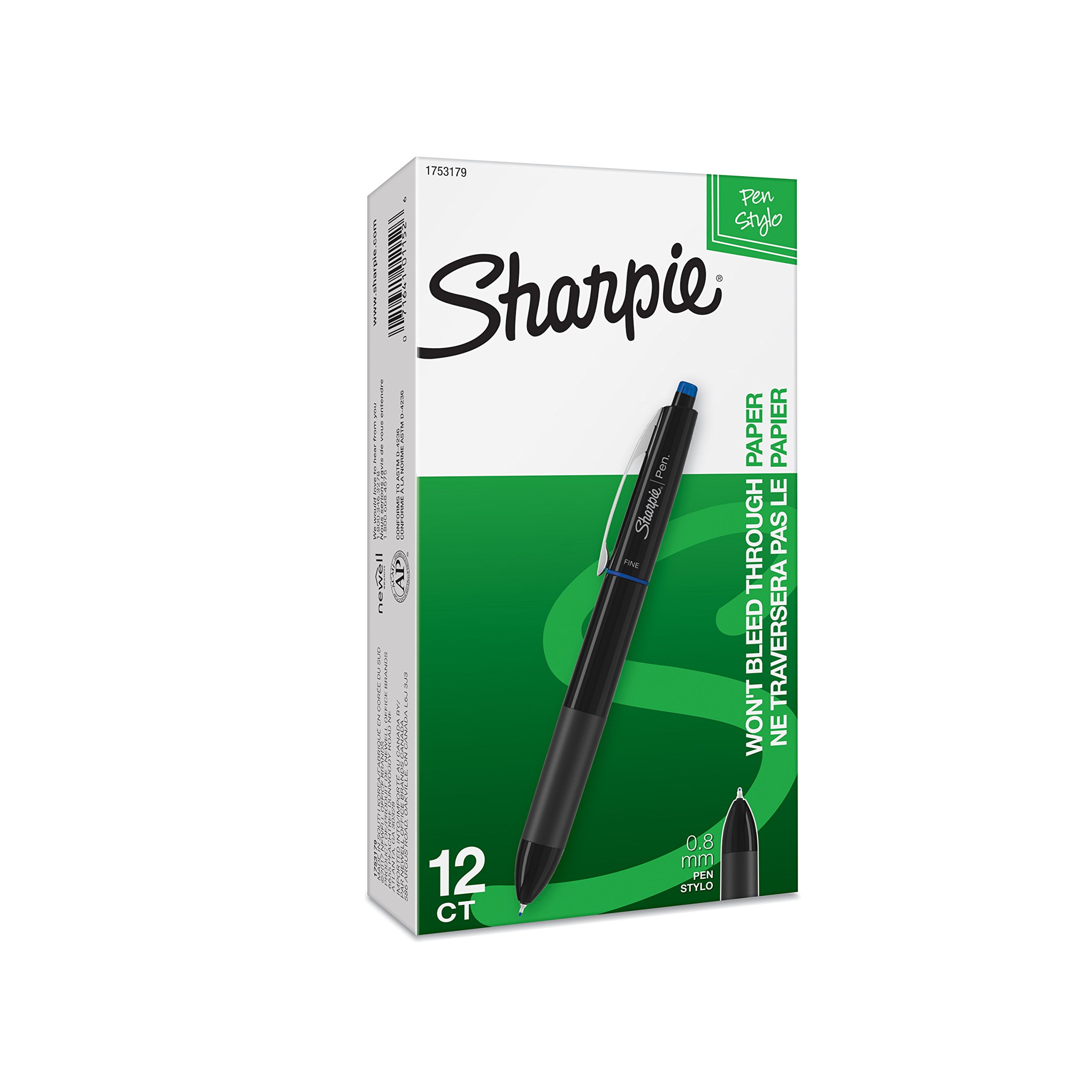 Sharpie - Porous Point Pen: Extra Fine Tip, Black Ink - 57322539 - MSC  Industrial Supply