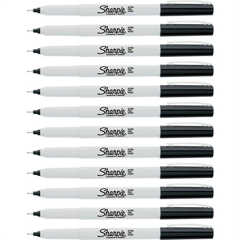 Sharpie Ultra Fine Permanent Markers - Ultra Fine Marker Point - Narrow Marker Point StyleAlcohol Based Ink - 1 Dozen Sharpie Ultra Fine Permanent Markers - Ultra Fine Marker Point - Narrow Marker Point StyleAlcohol Based Ink - 1 Dozen