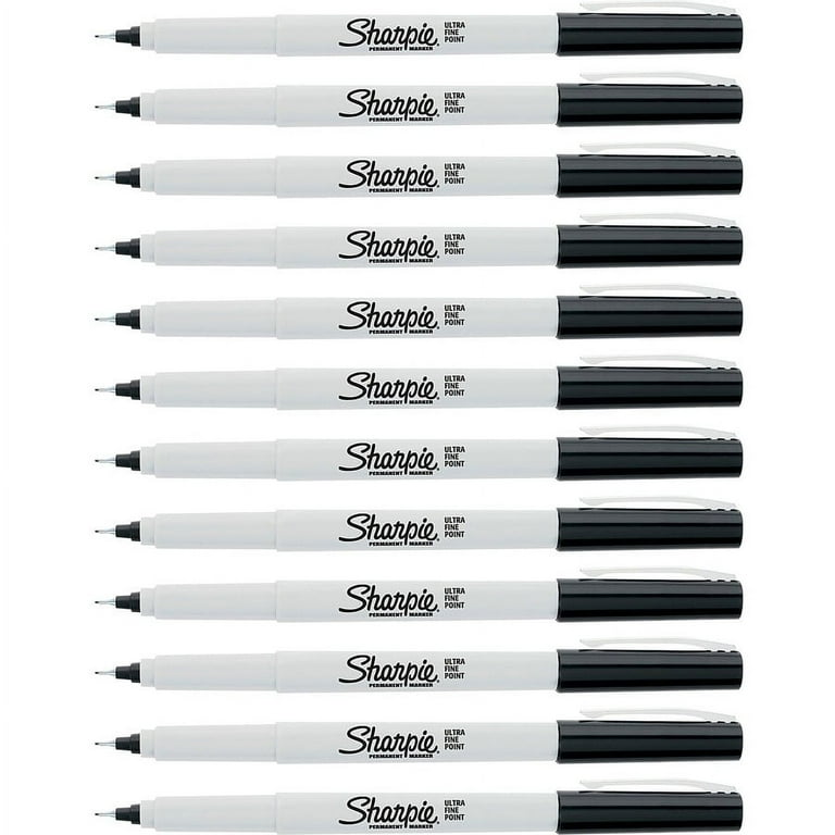 Sharpie Ultra Fine Permanent Markers - Ultra Fine Marker Point - Narrow Marker Point StyleAlcohol Based Ink - 1 Dozen Sharpie Ultra Fine Permanent Markers - Ultra Fine Marker Point - Narrow Marker Point StyleAlcohol Based Ink - 1 Dozen