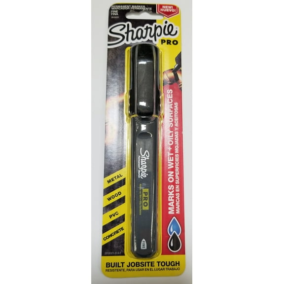 Sharpie PRO Permanent Marker, Fine Point, Black