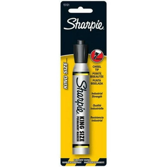 Sharpie Pro King Size Permanent Marker, Black (15101PP)