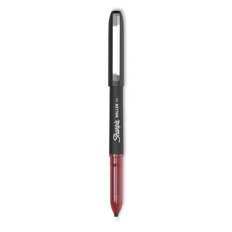 Professional Design Roller Ball Pen, Stick, Medium 0.7 mm, Red Ink, Black/Red Barrel, Dozen Professional Design Roller Ball Pen, Stick, Medium 0.7 mm, Red Ink, Black/Red Barrel, Dozen