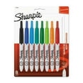 thumbnail image 1 of Sharpie Retractable Permanent Marker, Extra-Fine Needle Tip, Assorted Colors, 8/Set (1742025), 1 of 3