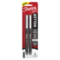 thumbnail image 1 of Sharpie Rollerball Precision Pen, Needle Point, 0.5 mm, Black Ink, Pack of 2, 1 of 2