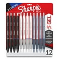 thumbnail image 1 of Sharpie S-Gel, Gel Pens, Medium Point (0.7mm), Black and Blue Gel Ink Pens, 12 Count, 1 of 6
