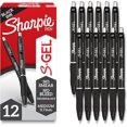 thumbnail image 1 of Sharpie S-Gel, Gel Pens, Drawing Pens, Gel Ink Pens For Journaling, Writing Pens, Coloring Pens, Medium Point Pens (0.7Mm), Black Barrel, Black Gel Ink, Stocking Stuffers, 12 Count, 1 of 1