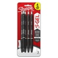 thumbnail image 1 of Sharpie S-Gel, Gel Pens, Medium Point  (0.7 mm), Black Gel Ink Pens, 4 + 1 Bonus, 5 Count, 1 of 8