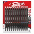 thumbnail image 1 of Sharpie S-Gel, Gel Pens, Medium Point (0.7mm), Assorted Colors, 12 Count, 1 of 9