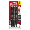 thumbnail image 1 of Sharpie S-Gel Gel Pens, Medium Point, 0.7mm, Assorted Ink Colors, 4 + 1 Bonus, 5 Count, 1 of 8